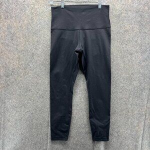 Lululemon Pants Womens 10 Black Athletic Yoga High Rise Gym Legging Polyester